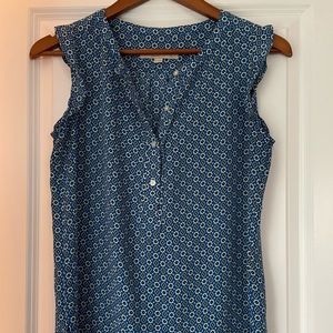 Blue Loft Sleeveless Blouse